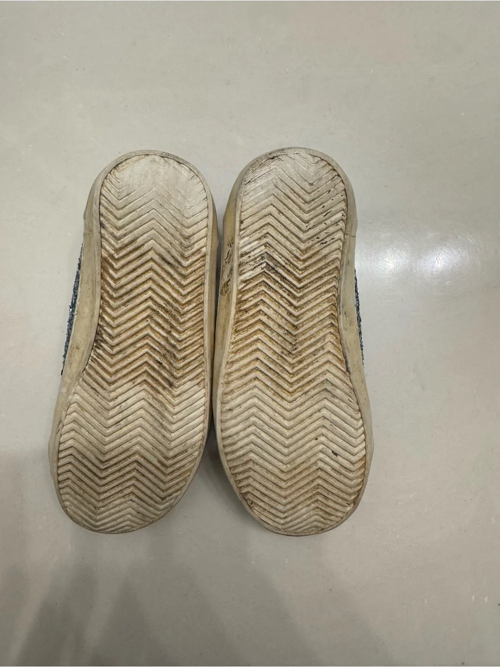 GAP Kids Navy Blue Glitter Slip-On Sneakers